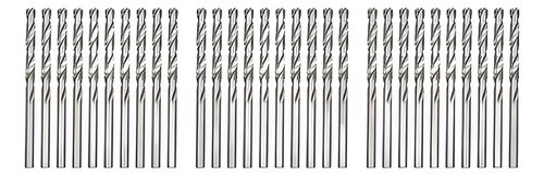 Kit 30 Brocas Aço Rápido 2,5mm Polida Para Metal HSS Din338 Kit 30 Brocas Aço Rápido 2,5mm Polida Para Metal HSS Din338