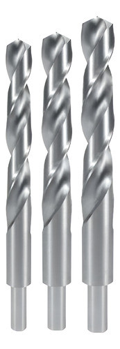 Kit 3 Broca Aço Rápido 16mm 18mm 19mm Rebaixo 1/2 HSS Din338 Kit 3 Broca Aço Rápido 16mm 18mm 19mm Rebaixo 1/2 HSS Din338