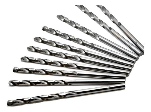 Kit 30 Brocas Aço Rápido 2,5mm Polida Para Metal HSS Din338 Kit 30 Brocas Aço Rápido 2,5mm Polida Para Metal HSS Din338