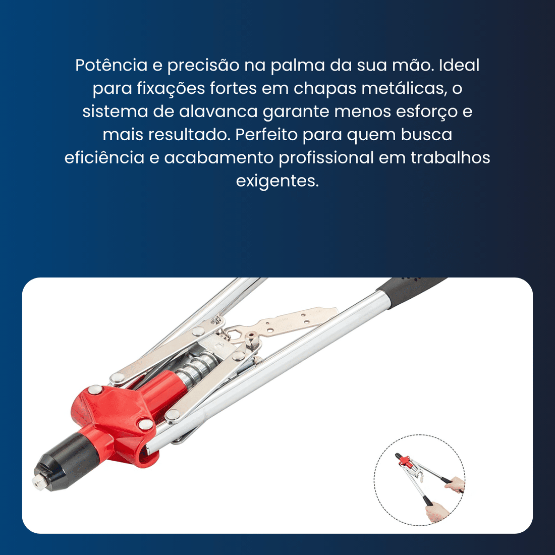 REBITADOR MANUAL TIPO ALAVANCA 18POL REBITADOR MANUAL TIPO ALAVANCA 18POL