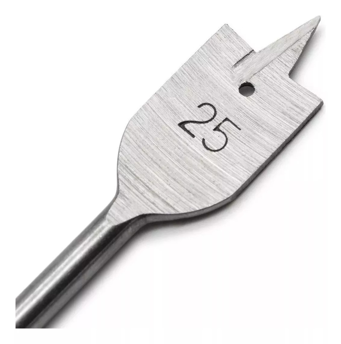 Jogo 6 Brocas Chatas para Madeira Aço C45 Tamanhos Variados Alta Durabilidade