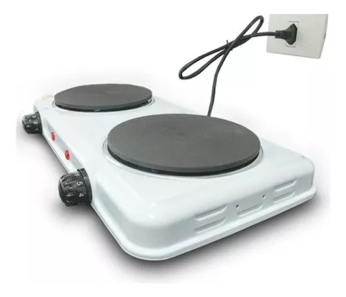 Fogareiro Elétrico Chapa Portátil Cozinha Camping Mesa Compacto Fogão Trailer Viagem