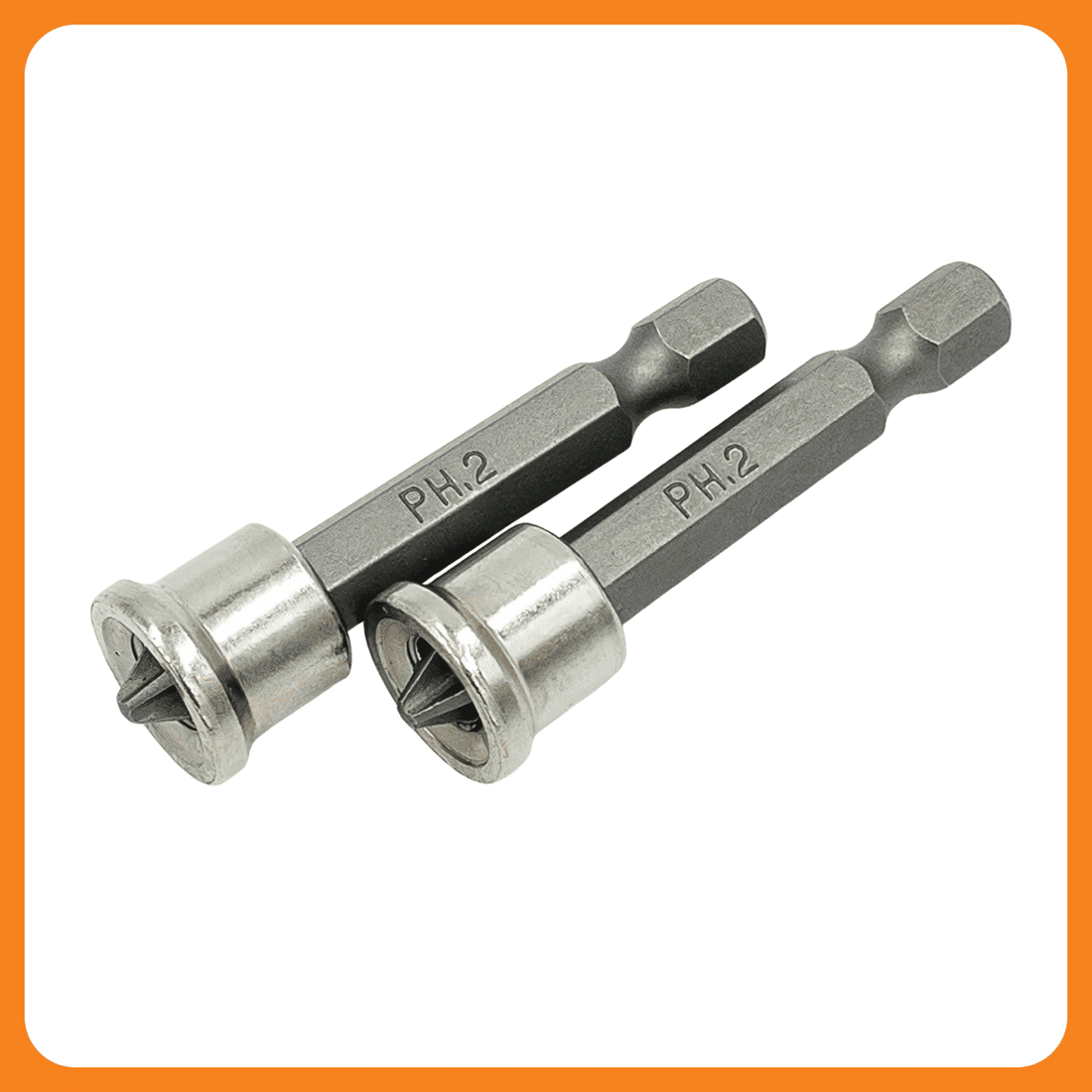 Bits Philips Longo Limitador e Imantado Drywall Ponta PH2 kit 2pçs Bits Philips Longo Limitador e Imantado Drywall Ponta PH2 kit 2pçs