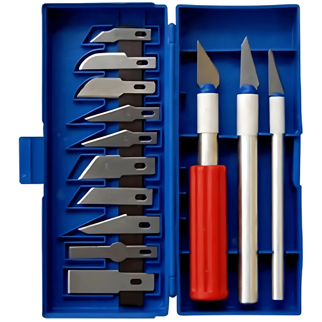 Kit Estilete Precisão Profissional Case 16Pçs Bisturi Patchwork Scrapbook Artesanato