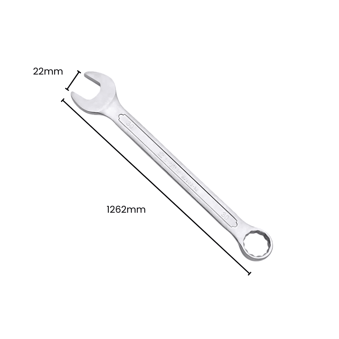 Chave Combinada de Boca Fixa  Estrela Aço Carbono Vários Tamanhos