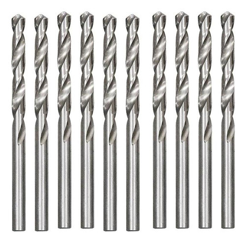 Kit 10 Broca De Aço Rápido 8mm Para Metal HSS Din338 Kit 10 Broca De Aço Rápido 8mm Para Metal HSS Din338
