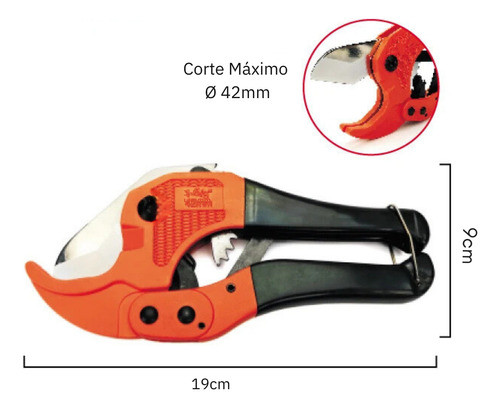 Kit 2 Cortador de Tubos Profissional PVC PPR PEX PEAD 75mm Kit 2 Cortador de Tubos Profissional PVC PPR PEX PEAD 75mm