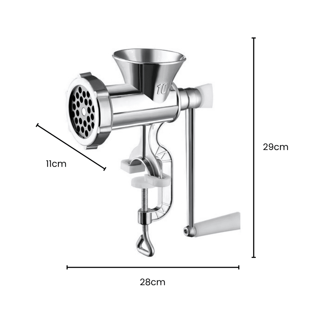 Maquina Manual de Moer Carne Moedor nº10