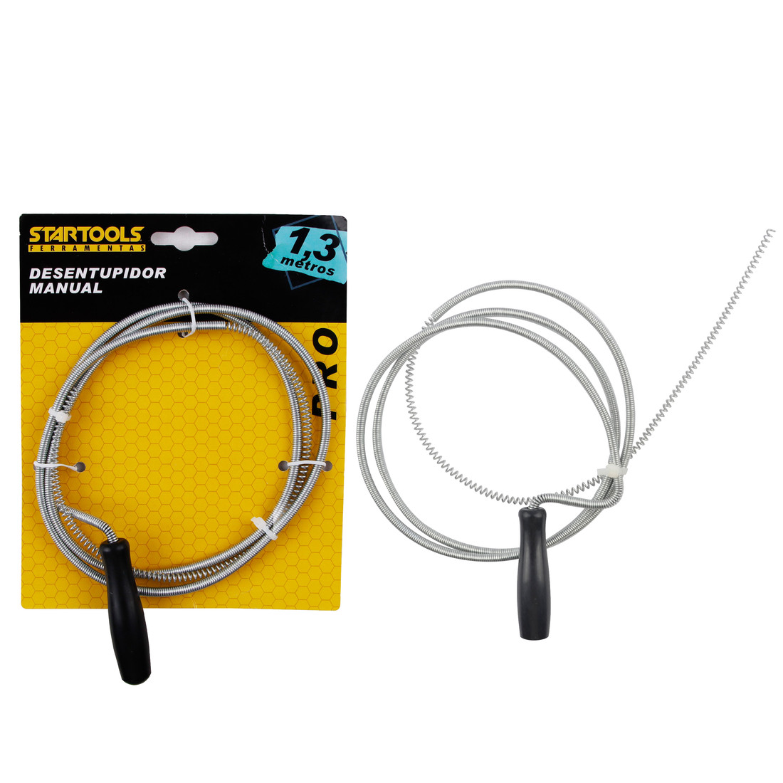 Cabo Desentupidor Manual 6mm Reforçado Ideal para Esgotos e Pias