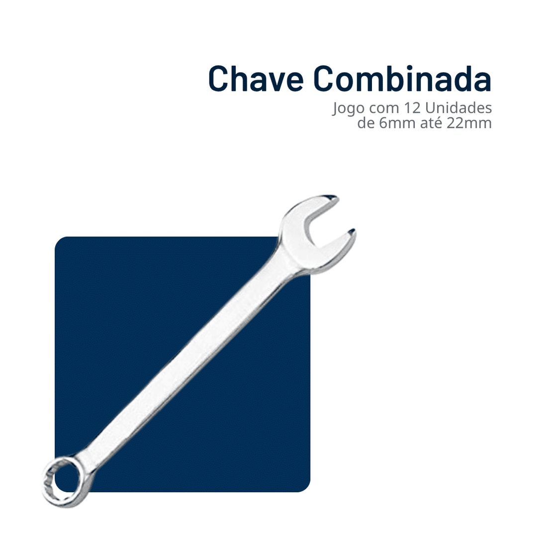 Chave Combinada PRO Jogo com 12 - 6-22mm Drop Forged Mais Resistente Chave Combinada PRO Jogo com 12 - 6-22mm Drop Forged Mais Resistente