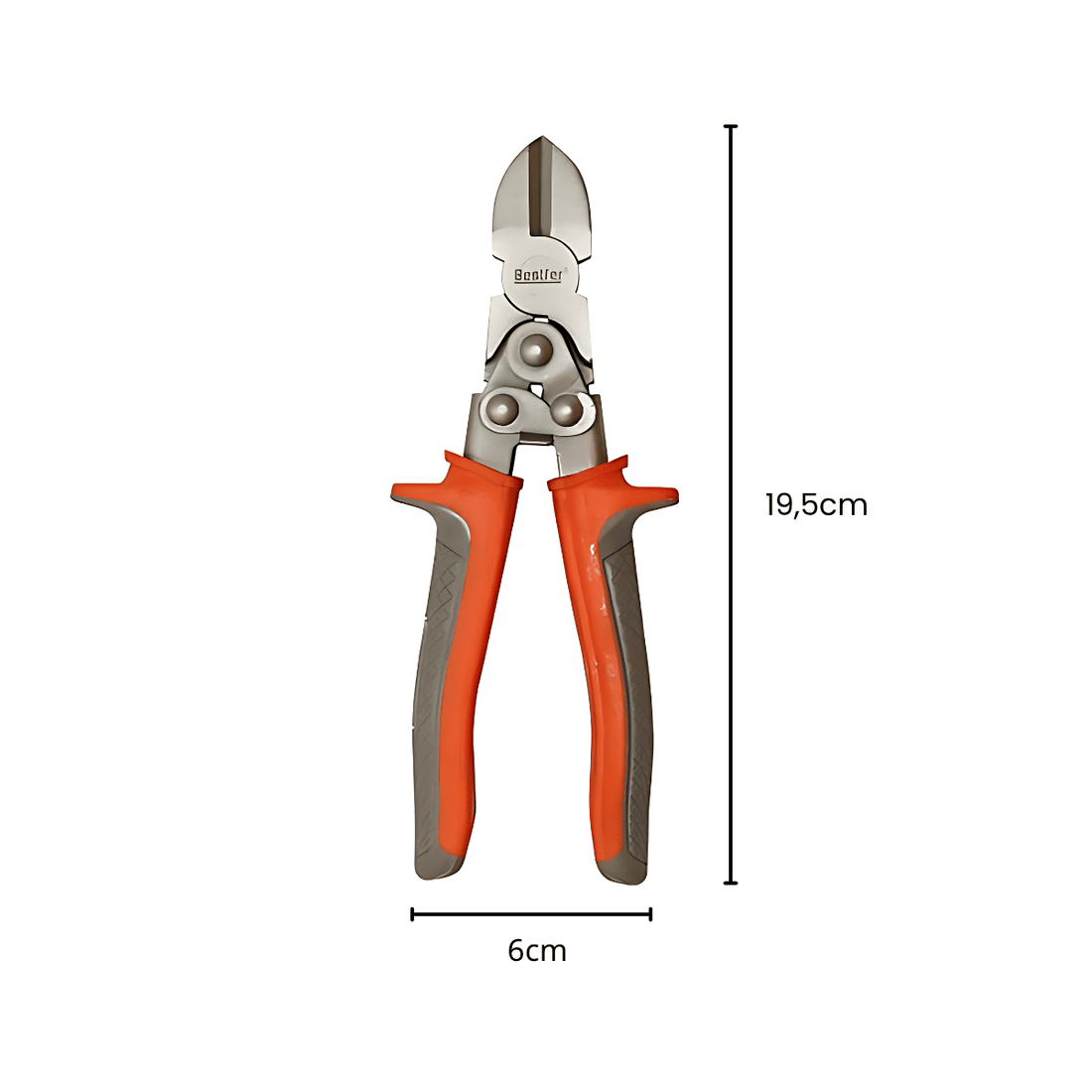 ALICATE CORTE DIAGONAL COM ALIVIO DE FORCA  - 7 1/2POL