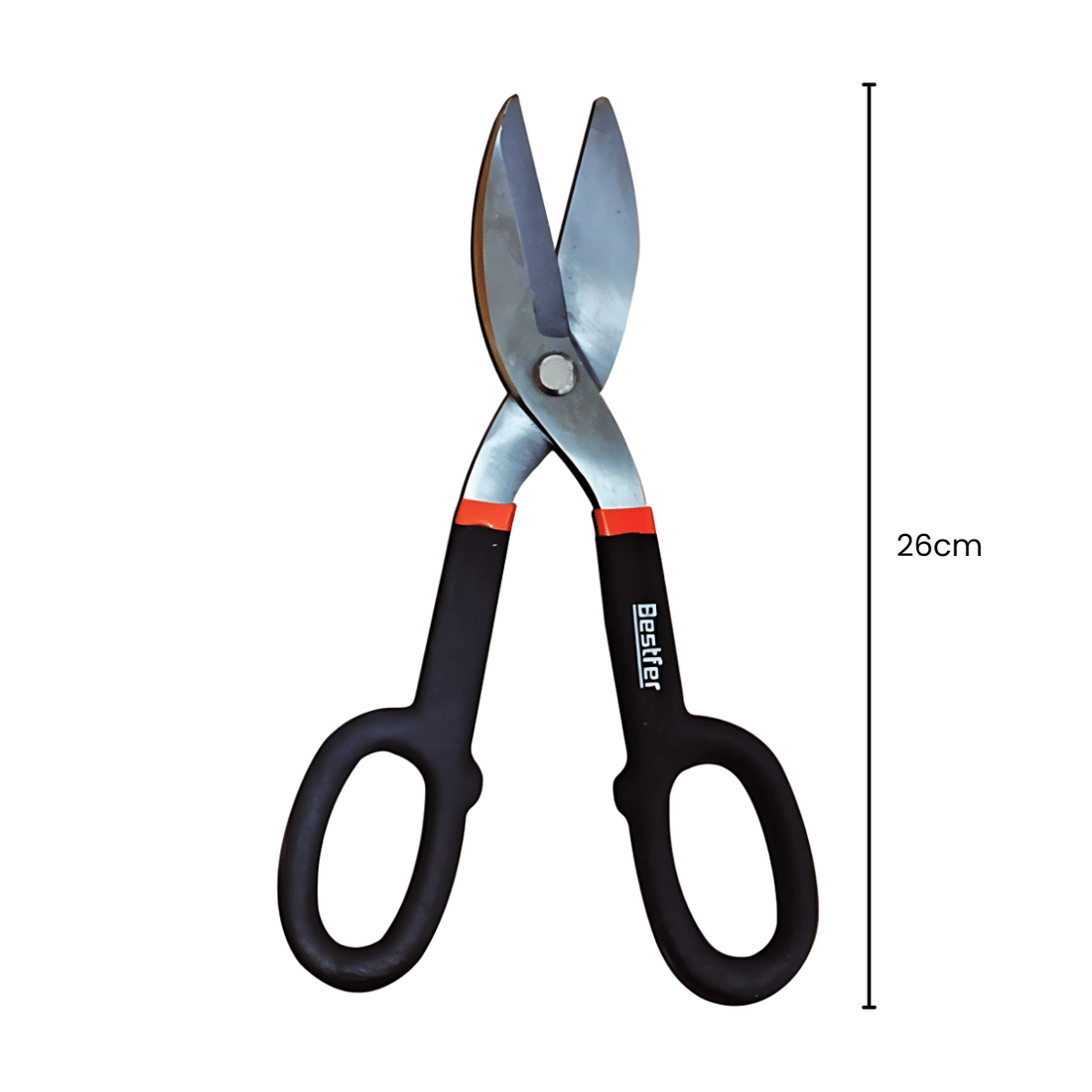 Tesoura Funileiro 10" Pro - Corte Chapa Calha Montante Steel