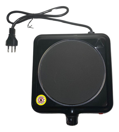 Fogareiro Elétrico Chapa Portátil Cozinha Camping Mesa Compacto Fogão Trailer Viagem