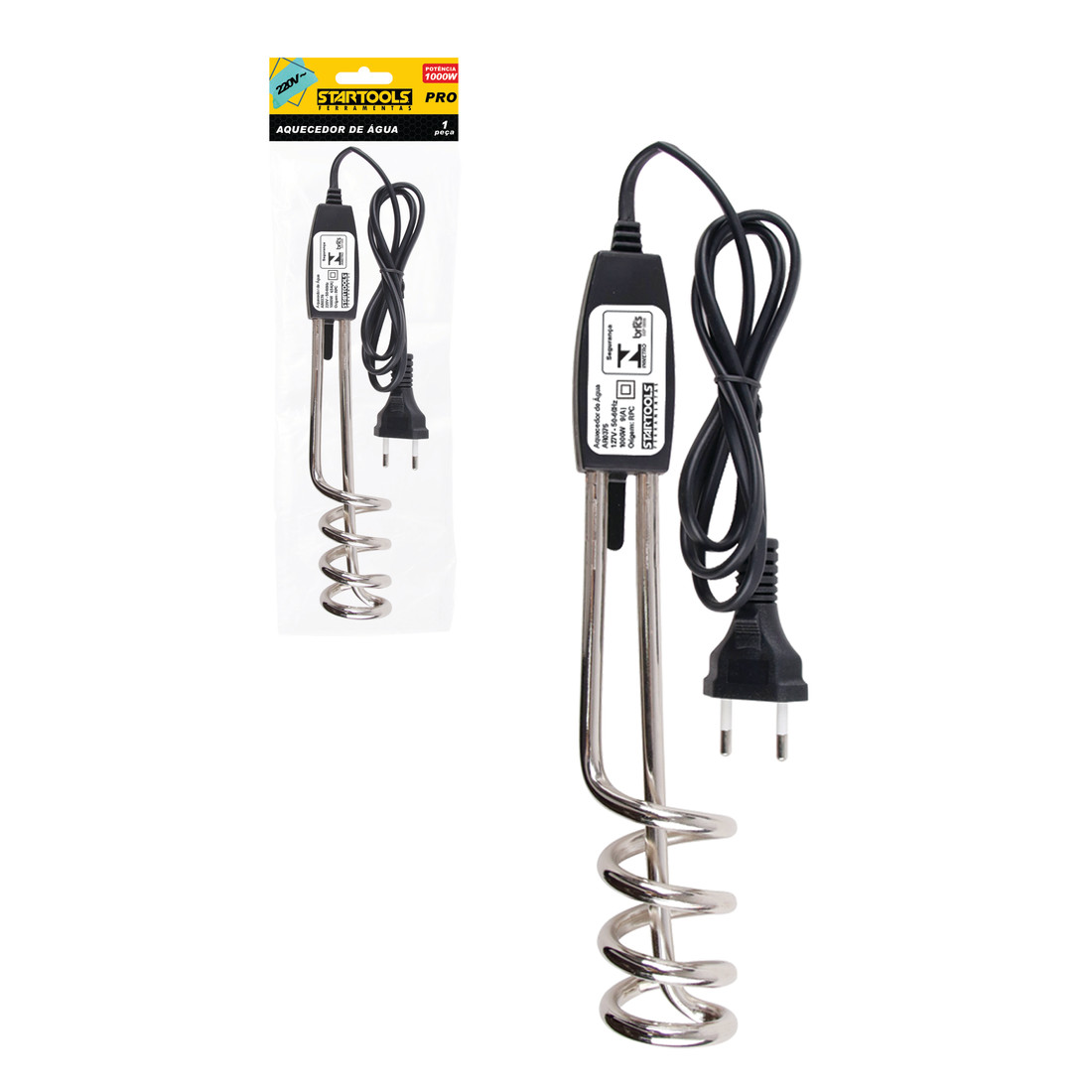 Aquecedor de Água Ebulidor Rabo Quente 110V/220V Alta Performance Rápido e Econômico