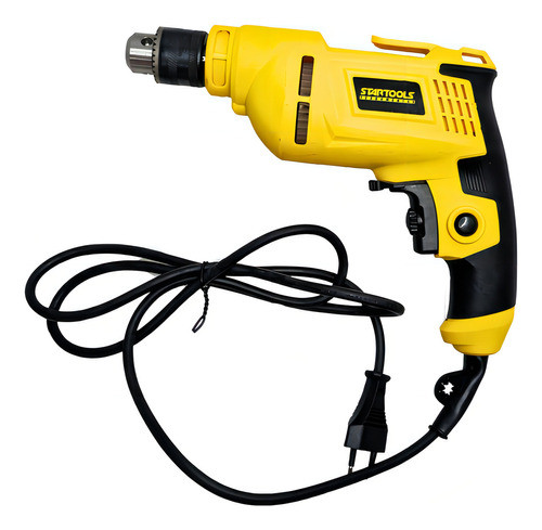 Furadeira de Impacto Elétrica Profissional Perfuração Concreto 600W 127/220V Mandril 3/8" Alta Performance