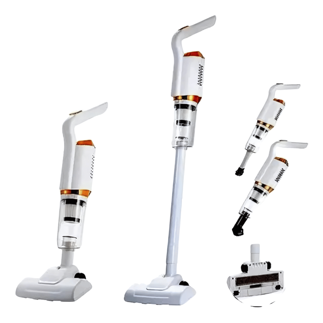 Aspirador de Pó Vertical Recarregável USB 120W Portátil 2 em 1