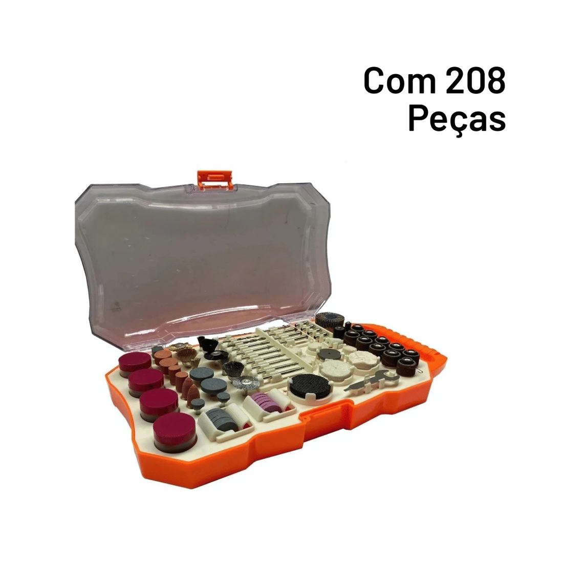 Acessórios para Micro Retífica Maleta com 99 ou 208pçs