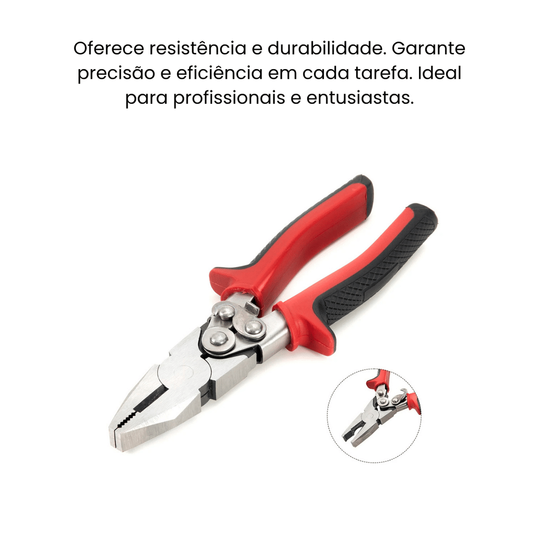 ALICATE 8POL UNIVERSAL C/ALIVIO DE FORCA