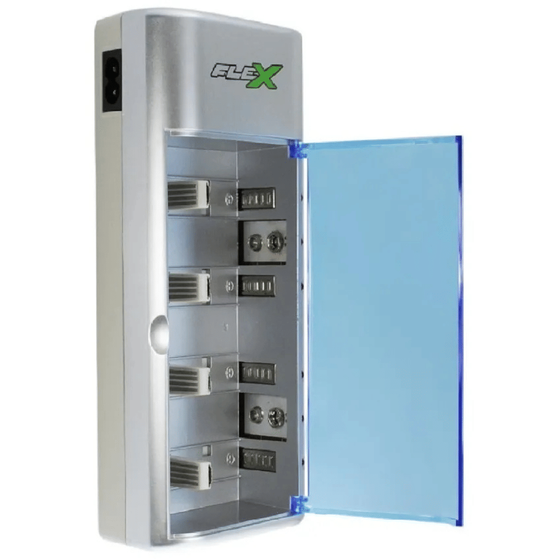 Carregador de Pilhas Baterias Universal Bivolt INMETRO Carrega AAA/AA/C/D