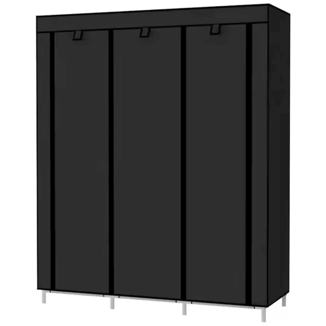 Guarda Roupa Dobrável Portátil Armário Organizador 3 Portas