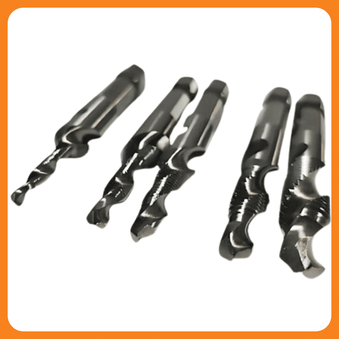 KIT DE BROCA MACHO ESPIRAL PARA ABERTURA DE ROSCA 6PCS KIT DE BROCA MACHO ESPIRAL PARA ABERTURA DE ROSCA 6PCS