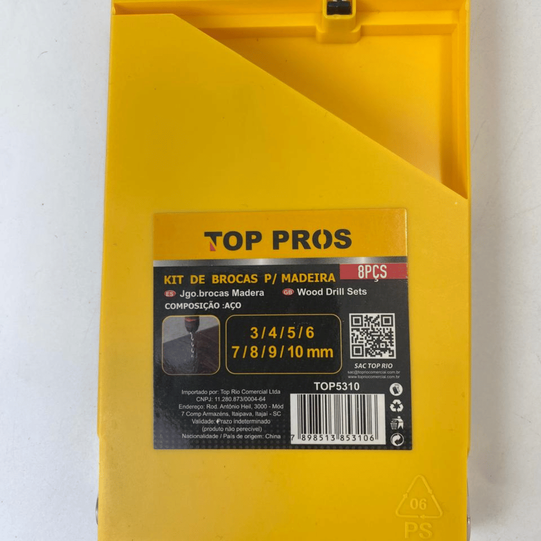 Kit Brocas para Madeira 8pcs Kit Brocas para Madeira 8pcs
