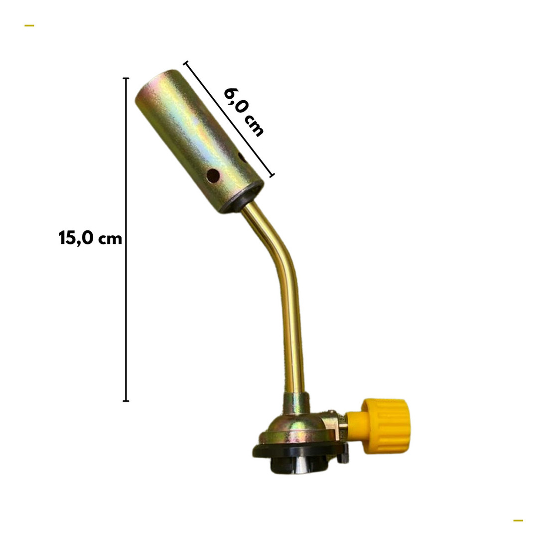 Maçarico Portátil com Regulagem de Chama Acendimento Automático Ideal para Culinária e Solda