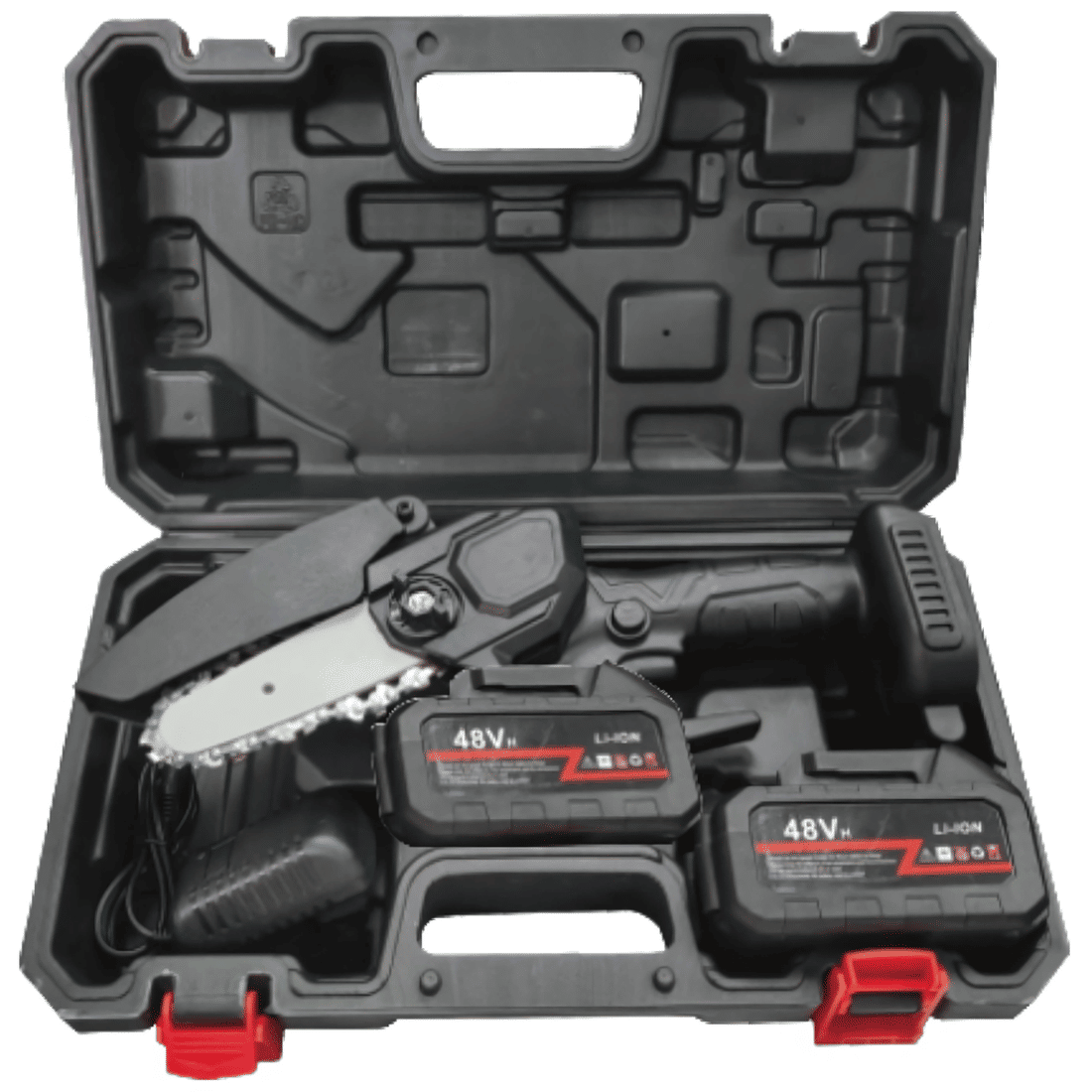 Motosserra Elétrica Portátil Sem Fio 8" + 2 Baterias 48V