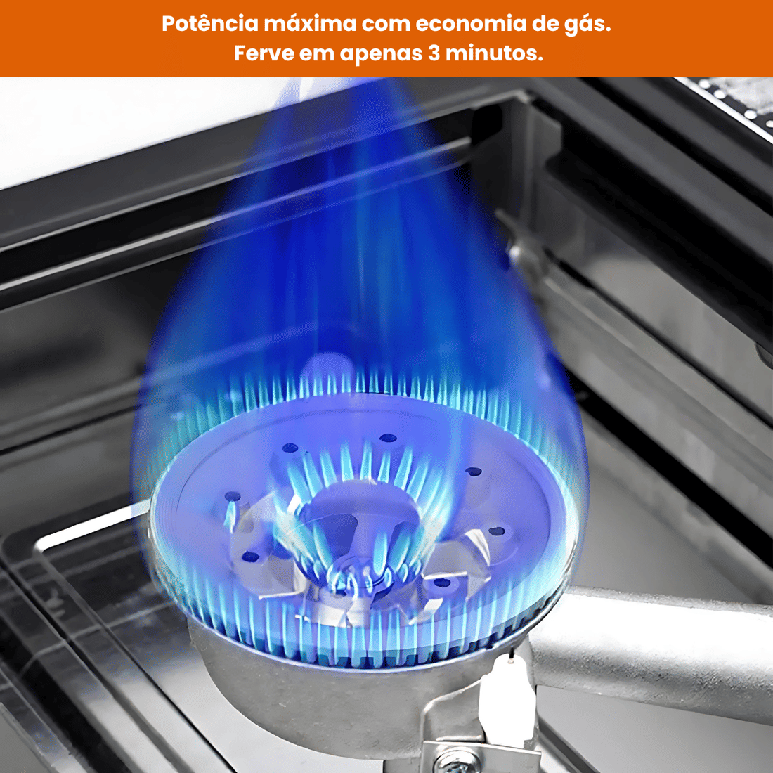 Fogareiro Portátil a Gás Acendimento Auto Maleta