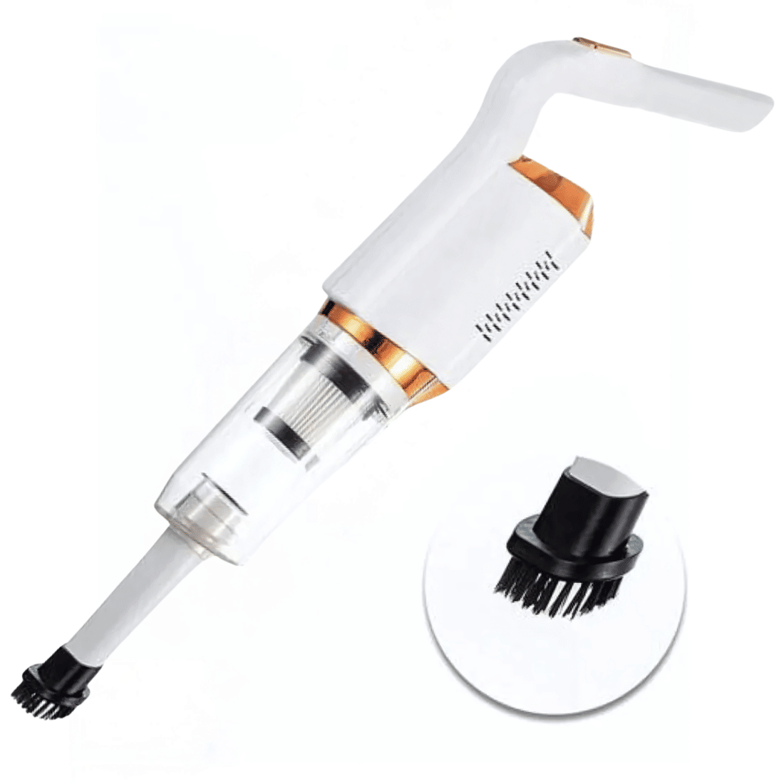 Aspirador de Pó Vertical Recarregável USB 120W Portátil 2 em 1