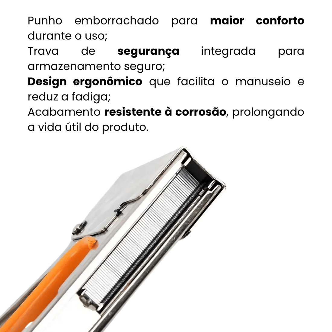 Grampeador Manual Profissional Alta Pressão 4-8mm Pinador