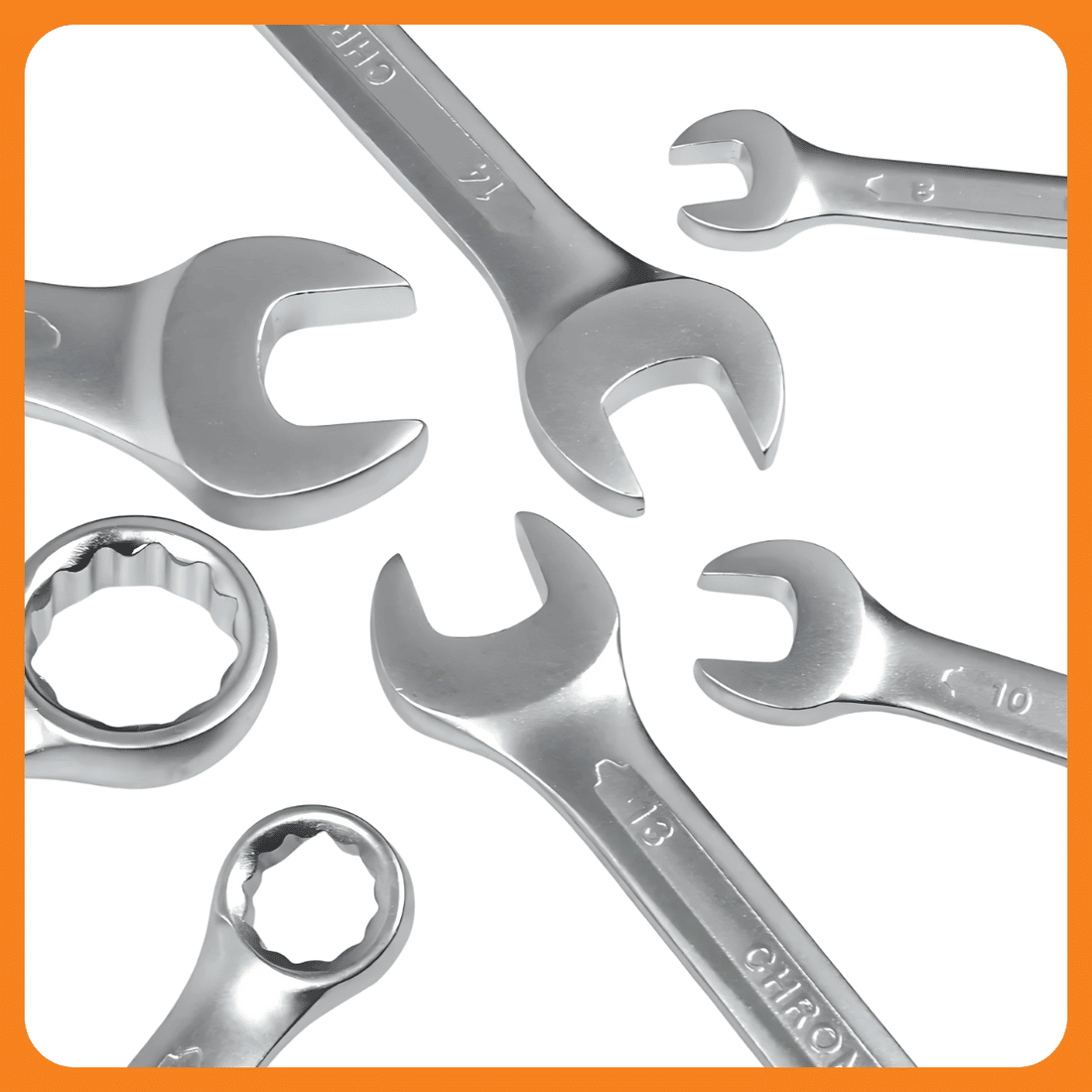 Chave Combinada PRO Jogo com 12 - 6-22mm Drop Forged Mais Resistente Chave Combinada PRO Jogo com 12 - 6-22mm Drop Forged Mais Resistente