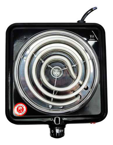 Fogareiro Elétrico Portátil Fogão 1 ou 2 Bocas Cozinha Camping Mesa Compacto Viagem Trailer Emergência