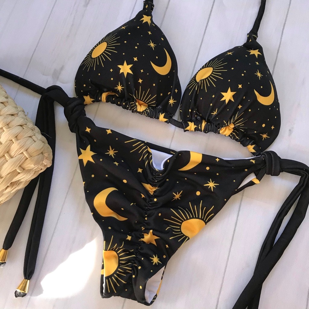 Biquíni Cortininha e Empina Bumbum Sol e Lua Biquíni Cortininha e Empina Bumbum Sol e Lua