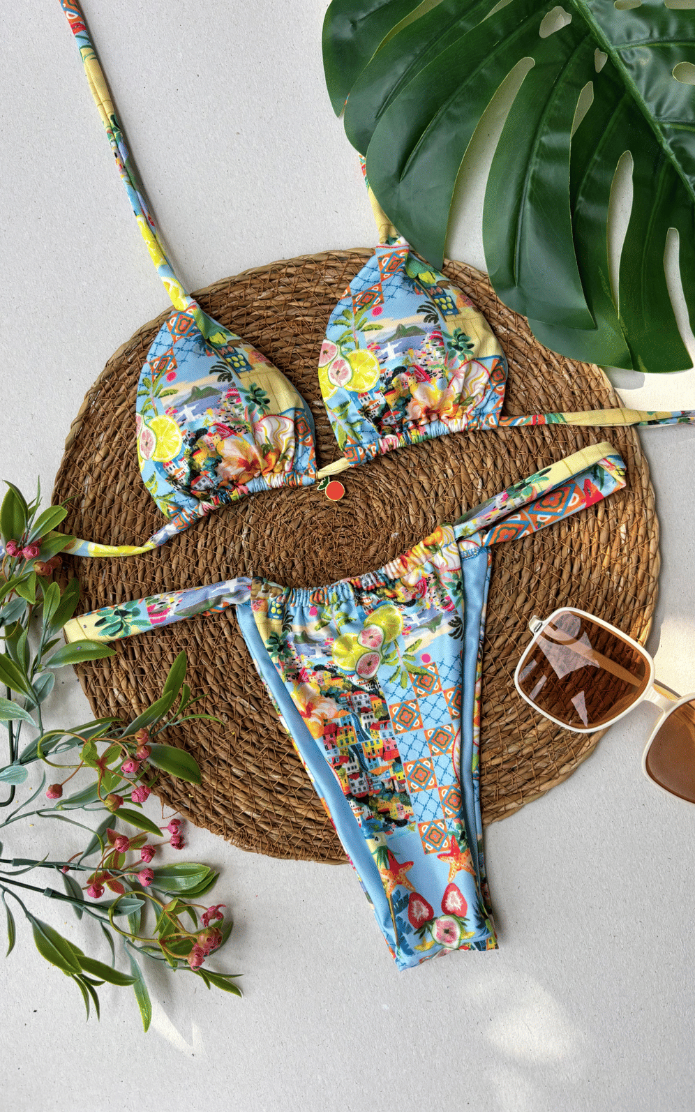 Biquíni Joaquina Cortininha e Cortina Biquíni Joaquina Cortininha e Cortina