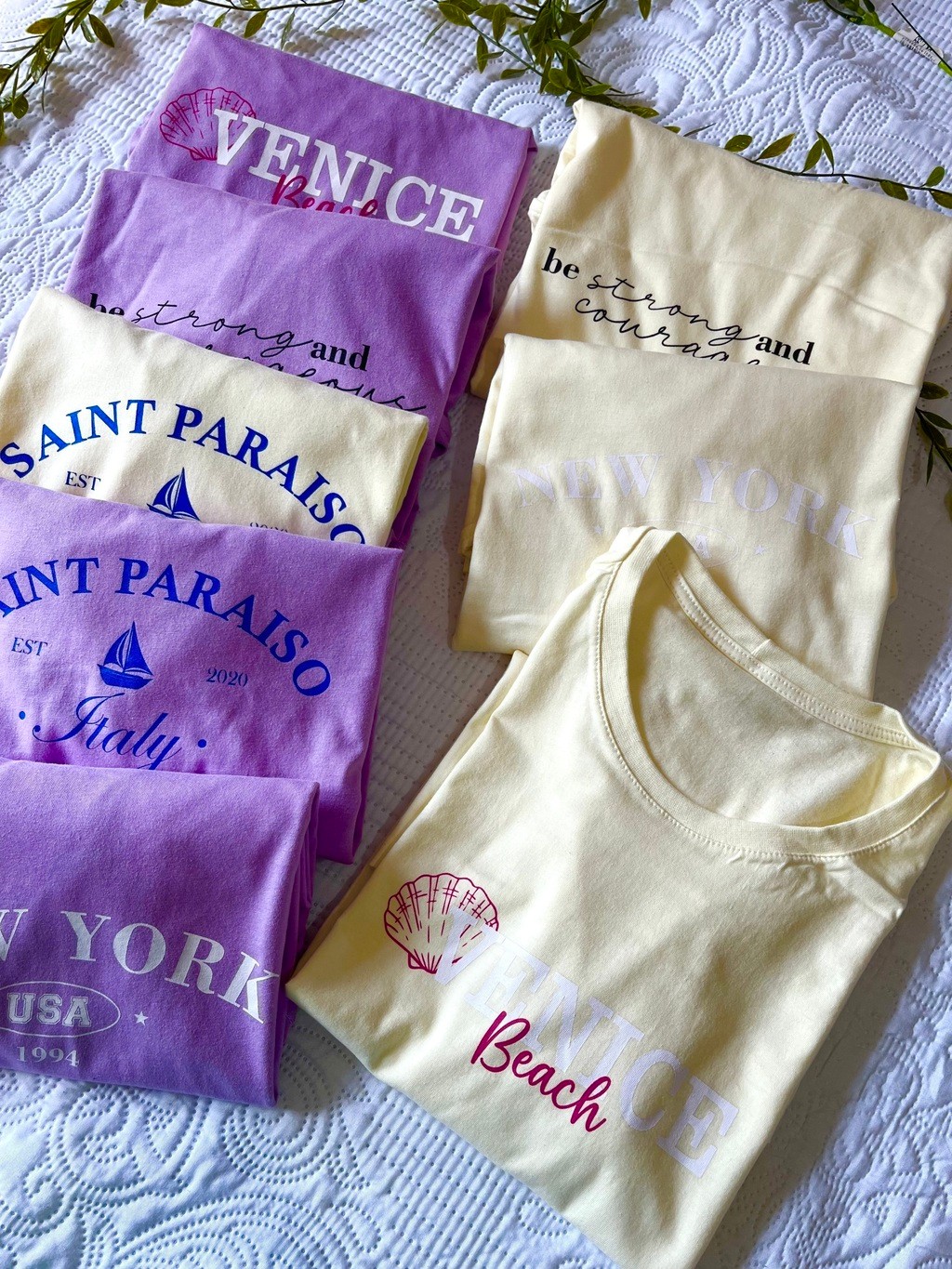 Tshirt Creme New York Tshirt Creme New York