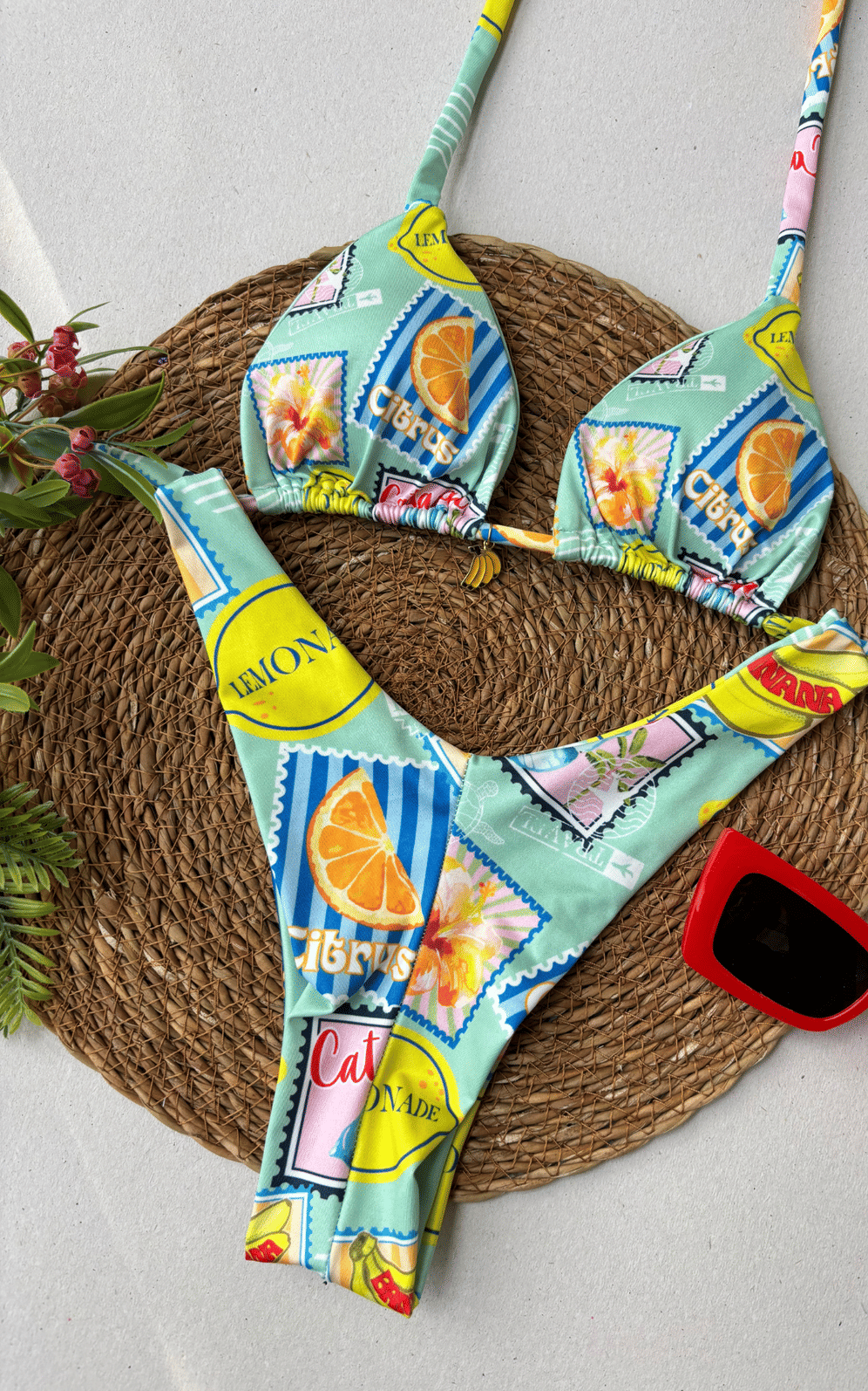 Biquíni Ferrugem Cortininha e Asa delta