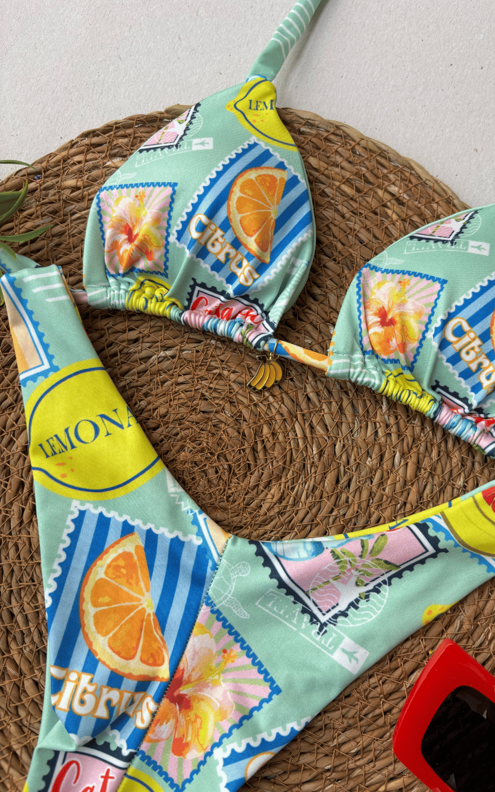 Biquíni Ferrugem Cortininha e Asa delta