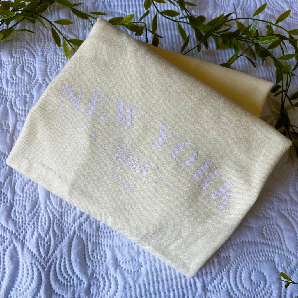 Tshirt Creme New York Tshirt Creme New York