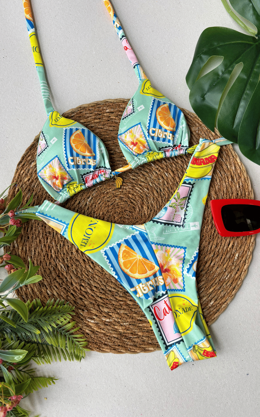 Biquíni Ferrugem Cortininha e Asa delta