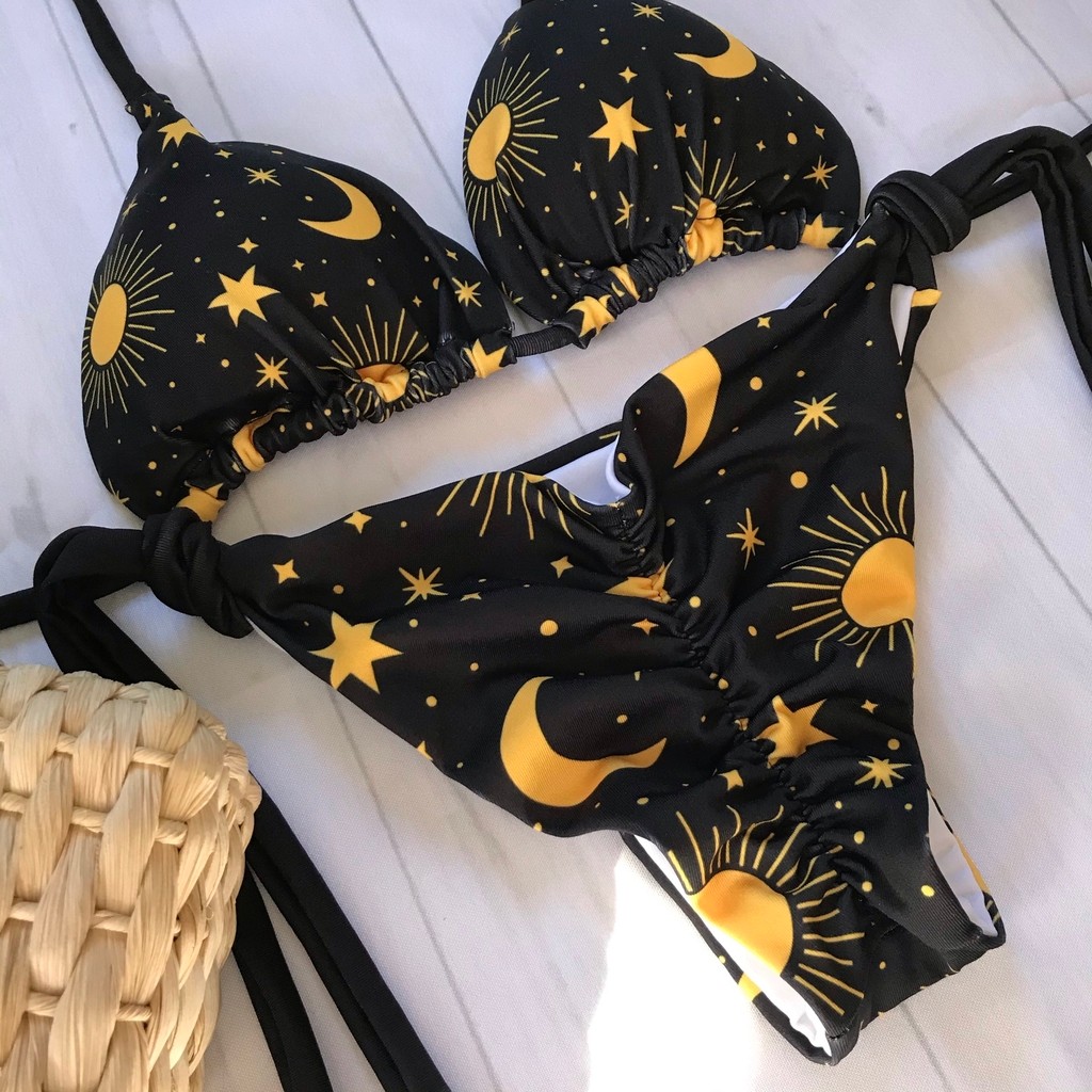 Biquíni Cortininha e Empina Bumbum Sol e Lua Biquíni Cortininha e Empina Bumbum Sol e Lua