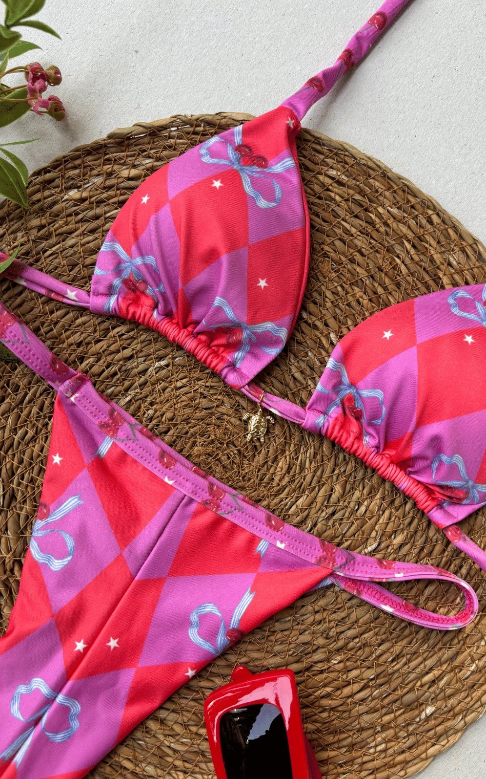 Biquíni Camacho Cortininha e Fita Fio Duplo