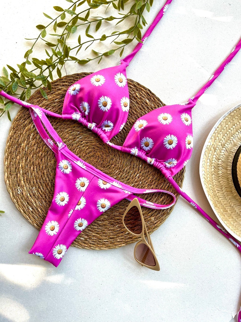 Biquíni Cortininha e Fita Gratidão Pink Biquíni Cortininha e Fita Gratidão Pink