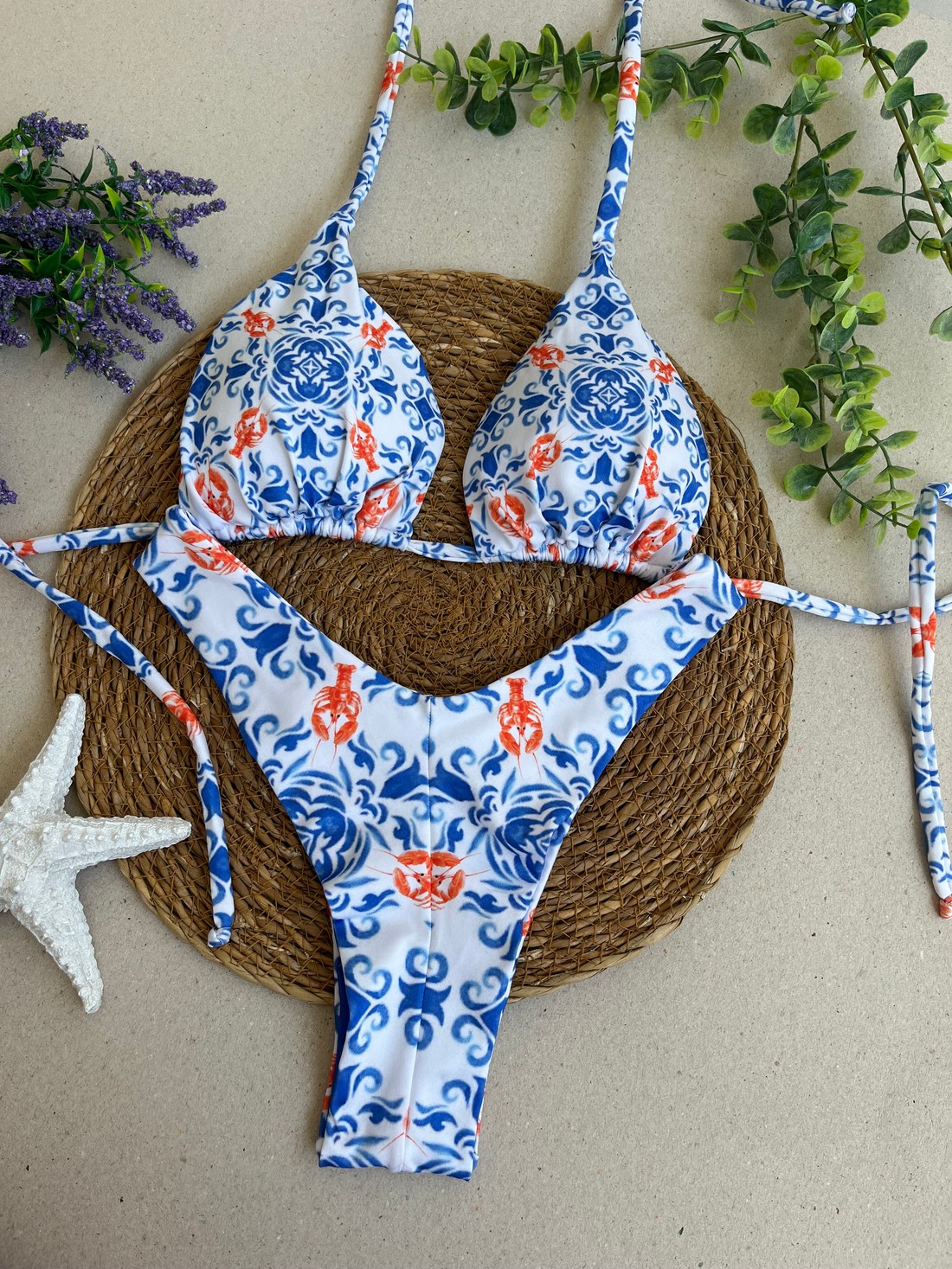 Biquíni Maresia Cortininha e Asa delta Biquíni Maresia Cortininha e Asa delta