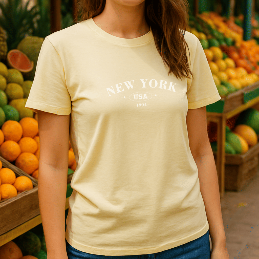 Tshirt Creme New York Tshirt Creme New York