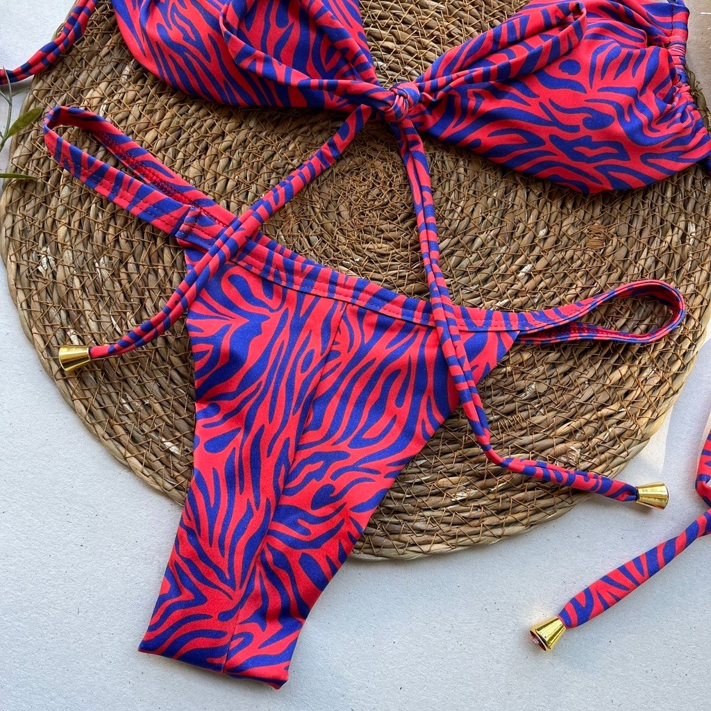 Biquíni Cortininha e Fita Descontração