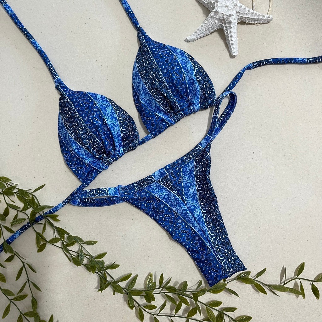 Biquíni Cortininha e Fita Siriu