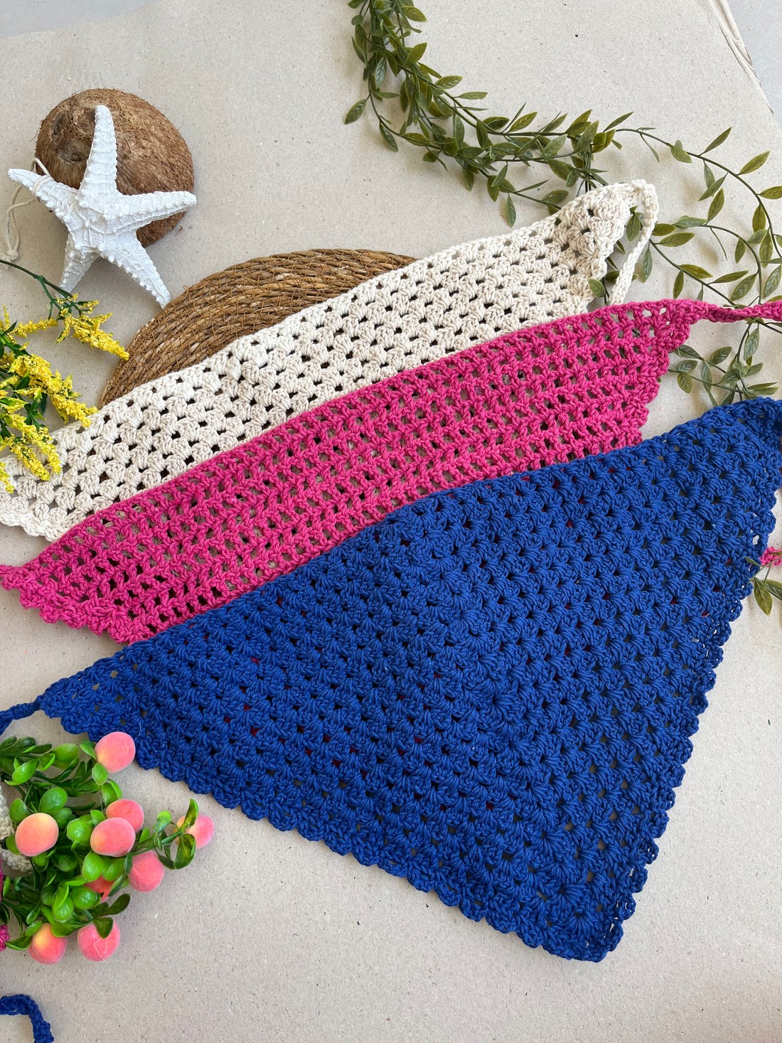 Biquíni Bandana em Crochê