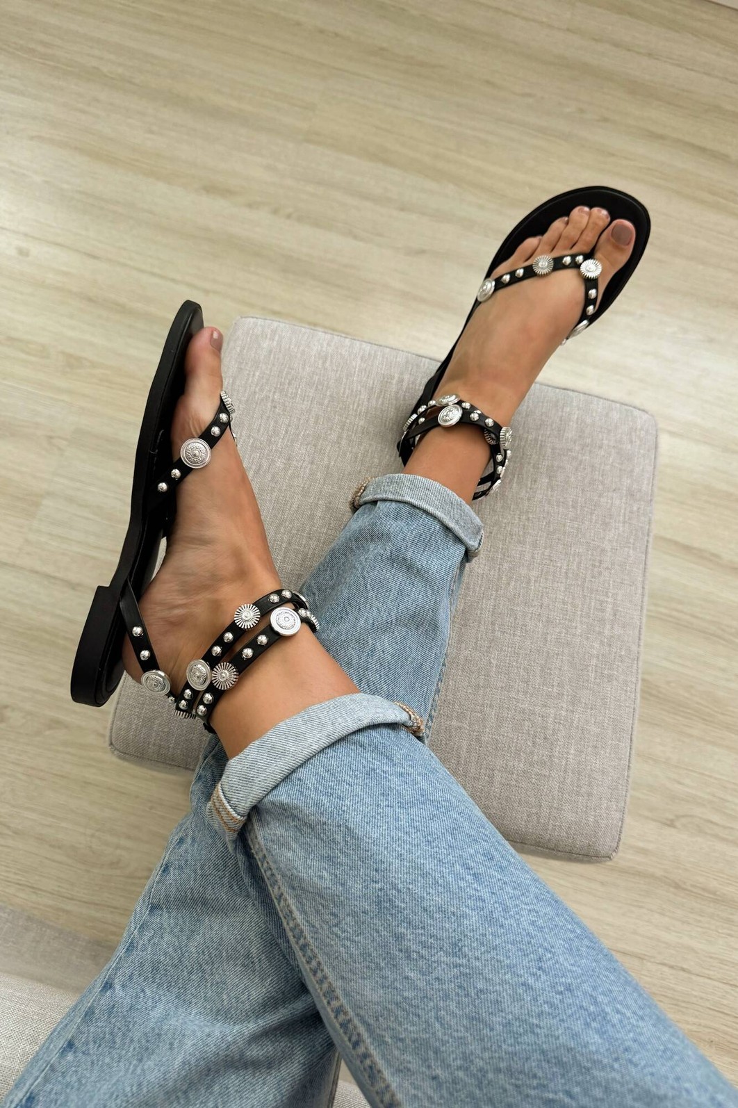 Sandália Luna Preto Sandália Luna Preto