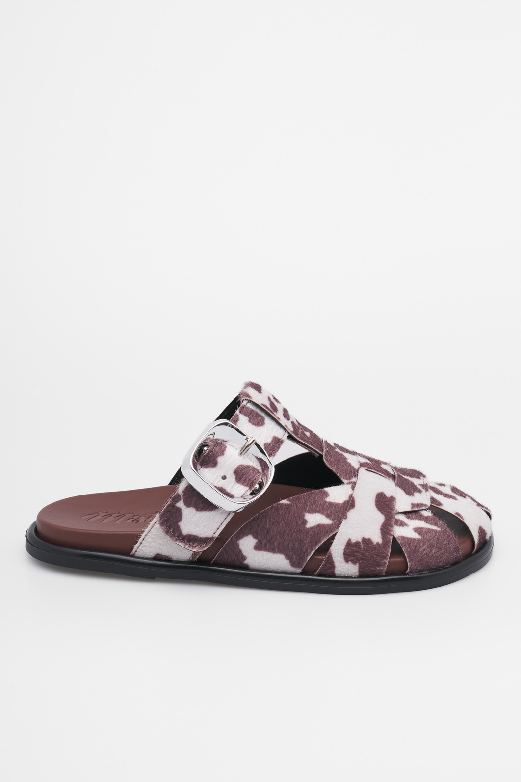 Mule Lorena Cow Estampa Animal Print